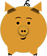 Yellow pig logo